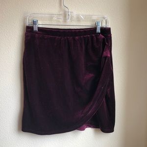 NWOT Velvet Skirt
